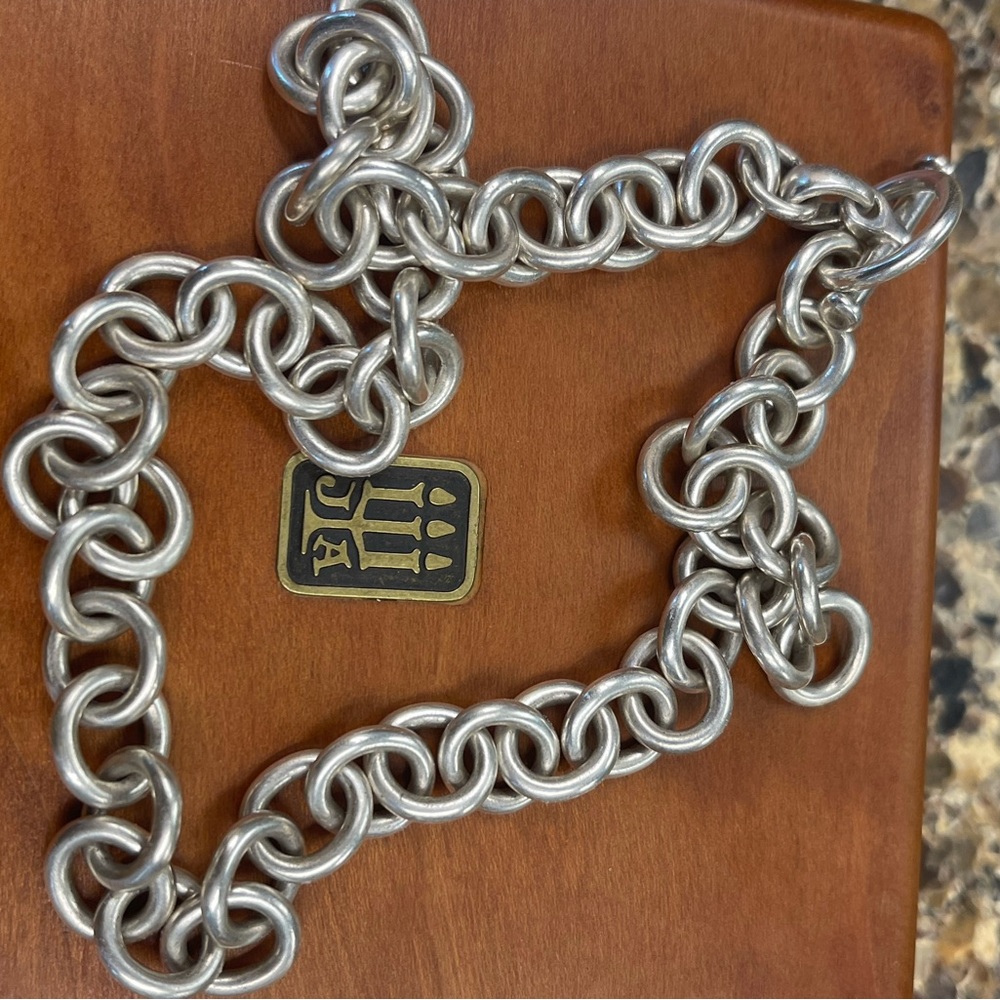 Retired James Avery 16” silver necklace